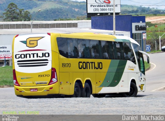 Empresa Gontijo de Transportes 19170 na cidade de Perdões, Minas Gerais, Brasil, por Daniel  Machado. Número da foto: #3584959.