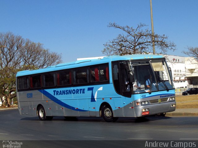 Transnorte - Transporte e Turismo Norte de Minas 45200 na cidade de Montes Claros, Minas Gerais, Brasil, por Andrew Campos. ID da foto: 3584398.