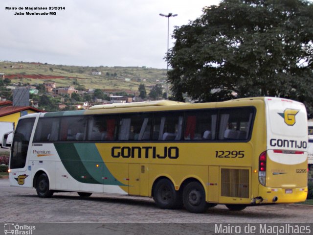 Empresa Gontijo de Transportes 12295 na cidade de João Monlevade, Minas Gerais, Brasil, por Mairo de Magalhães. Número da foto: #3584402.