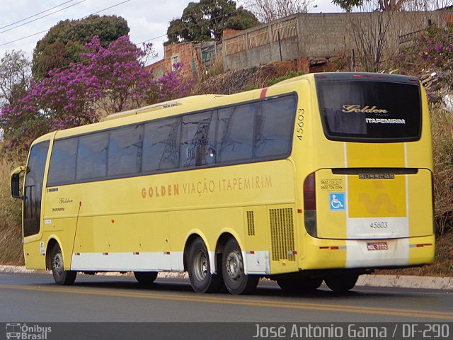 Viação Itapemirim 45603 na cidade de Gama, Distrito Federal, Brasil, por José Antônio Gama. Número da foto: #3584914.