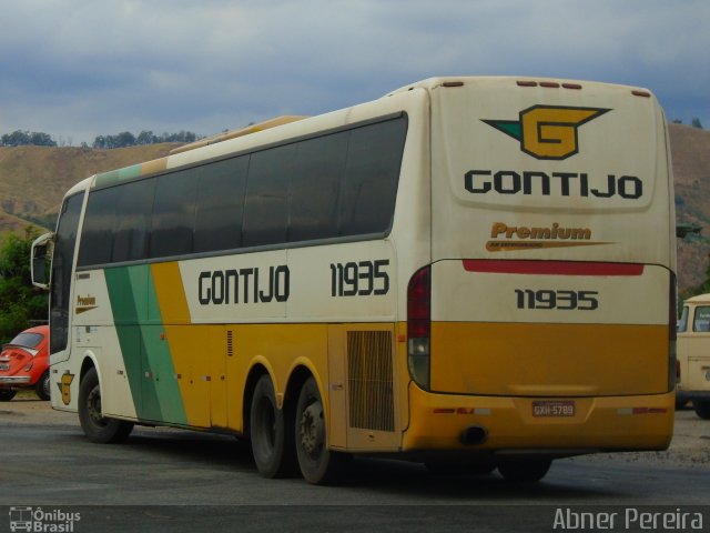 Empresa Gontijo de Transportes 11935 na cidade de Coronel Fabriciano, Minas Gerais, Brasil, por Abner Pereira. ID da foto: 3585287.