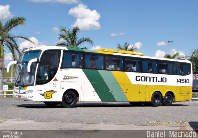 Empresa Gontijo de Transportes 14510 na cidade de Perdões, Minas Gerais, Brasil, por Daniel  Machado. Número da foto: #3585016.