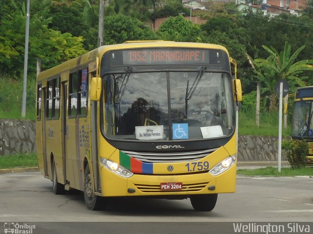 Itamaracá Transportes 1.759 na cidade de Paulista, Pernambuco, Brasil, por Wellington Silva. ID da foto: 3584651.