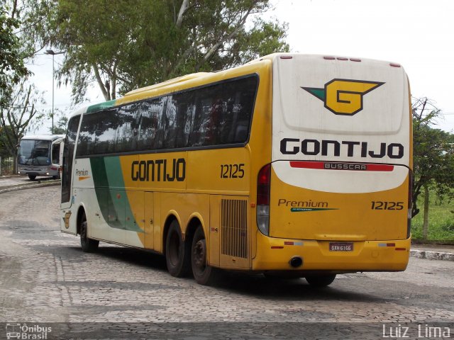 Empresa Gontijo de Transportes 12125 na cidade de Senhor do Bonfim, Bahia, Brasil, por Luiz  Lima. Número da foto: #3584118.