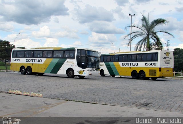 Empresa Gontijo de Transportes 11495 na cidade de Perdões, Minas Gerais, Brasil, por Daniel  Machado. ID da foto: 3584995.