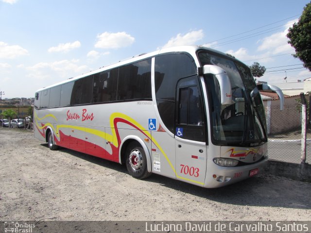 Seven Bus 7003 na cidade de São Bernardo do Campo, São Paulo, Brasil, por Luciano David de Carvalho Santos. Número da foto: #3584491.