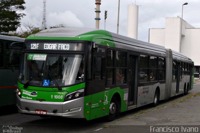 Viação Santa Brígida 1 1008 na cidade de São Paulo, São Paulo, Brasil, por Francisco Ivano. Número da foto: #3584935.