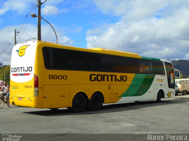 Empresa Gontijo de Transportes 11800 na cidade de Coronel Fabriciano, Minas Gerais, Brasil, por Abner Pereira. Número da foto: #3585267.