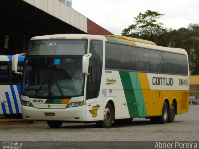 Empresa Gontijo de Transportes 11845 na cidade de Coronel Fabriciano, Minas Gerais, Brasil, por Abner Pereira. ID da foto: 3585271.