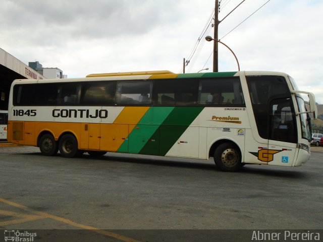 Empresa Gontijo de Transportes 11845 na cidade de Coronel Fabriciano, Minas Gerais, Brasil, por Abner Pereira. ID da foto: 3585276.