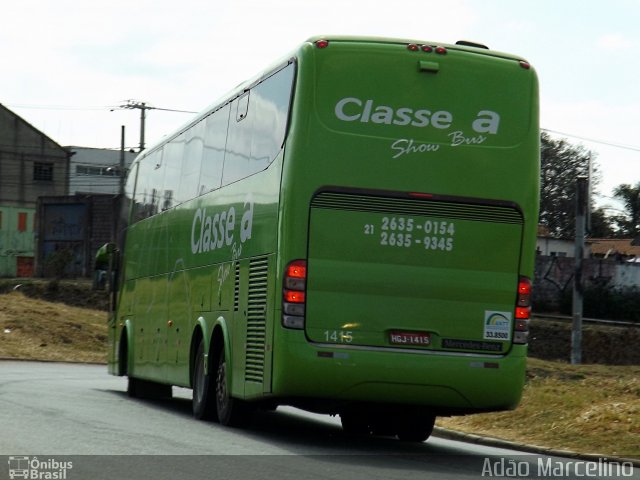 Classe A Turismo 1415 na cidade de Belo Horizonte, Minas Gerais, Brasil, por Adão Raimundo Marcelino. ID da foto: 3588137.