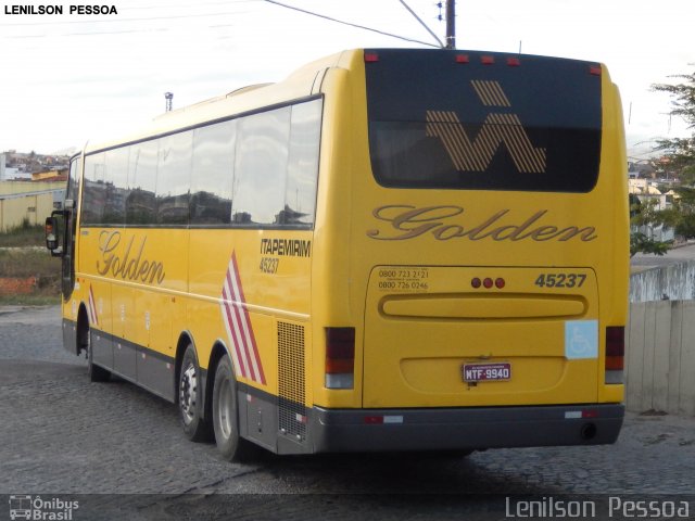 Viação Itapemirim 45237 na cidade de Caruaru, Pernambuco, Brasil, por Lenilson da Silva Pessoa. Número da foto: #3586847.