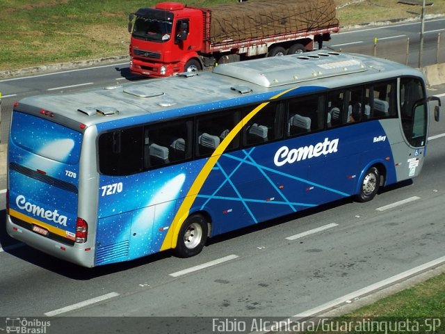 Viação Cometa 7270 na cidade de Aparecida, São Paulo, Brasil, por Fabio Alcantara. ID da foto: 3590159.