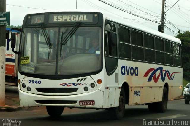 AVOA - Auto Viação Ourinhos Assis 7940 na cidade de Ourinhos, São Paulo, Brasil, por Francisco Ivano. ID da foto: 3588757.