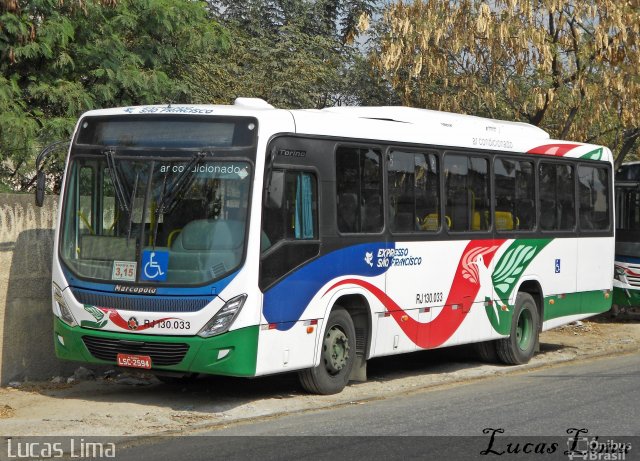 Expresso São Francisco RJ 130.033 na cidade de Nova Iguaçu, Rio de Janeiro, Brasil, por Lucas Lima. Número da foto: #3590196.