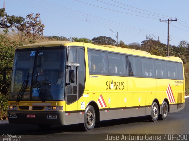 Viação Itapemirim 44019 na cidade de Gama, Distrito Federal, Brasil, por José Antônio Gama. Número da foto: #3588791.