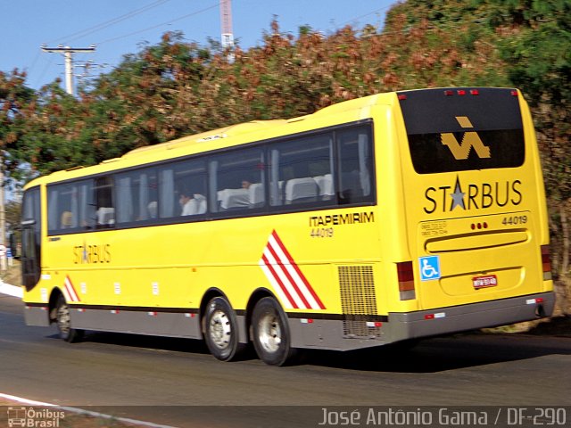 Viação Itapemirim 44019 na cidade de Gama, Distrito Federal, Brasil, por José Antônio Gama. Número da foto: #3588781.