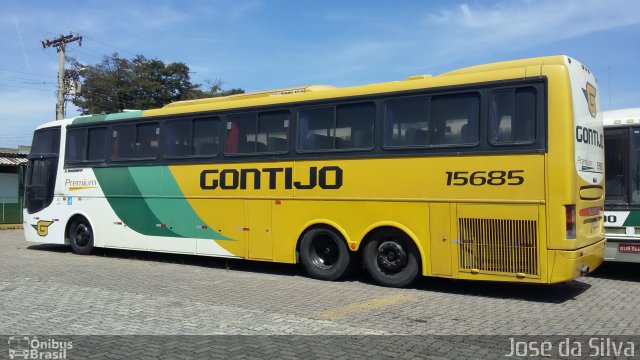 Empresa Gontijo de Transportes 15685 na cidade de Belo Horizonte, Minas Gerais, Brasil, por José da Silva. ID da foto: 3593103.