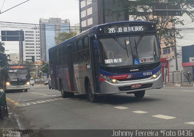 Viação Miracatiba 15.853 na cidade de São Paulo, São Paulo, Brasil, por Johnny Ferreira. Número da foto: #3593086.
