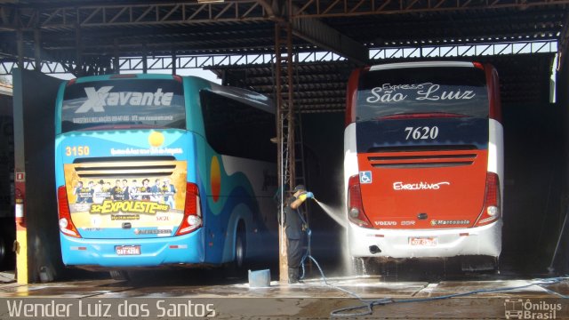 Expresso São Luiz 7620 na cidade de Barra do Garças, Mato Grosso, Brasil, por Wender Luiz dos Santos. ID da foto: 3592083.