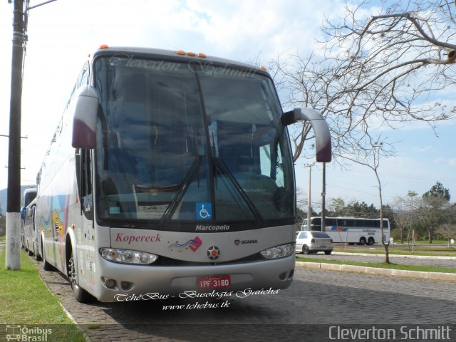 Kopereck Turismo 810 na cidade de Santa Maria, Rio Grande do Sul, Brasil, por Cleverton Schmitt. ID da foto: 3592974.