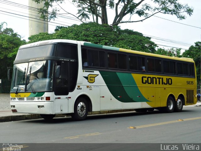 Empresa Gontijo de Transportes 5835 na cidade de Belo Horizonte, Minas Gerais, Brasil, por Lucas Vieira. ID da foto: 3594817.