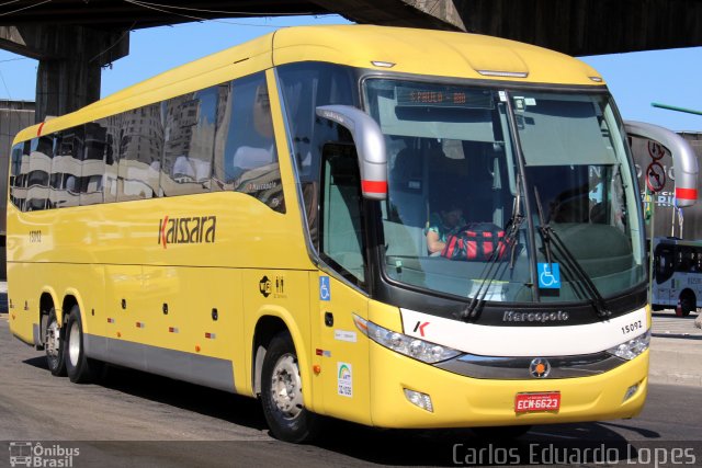 Kaissara - Viação Caiçara 15092 na cidade de Rio de Janeiro, Rio de Janeiro, Brasil, por Carlos Eduardo Lopes. Número da foto: #3595040.