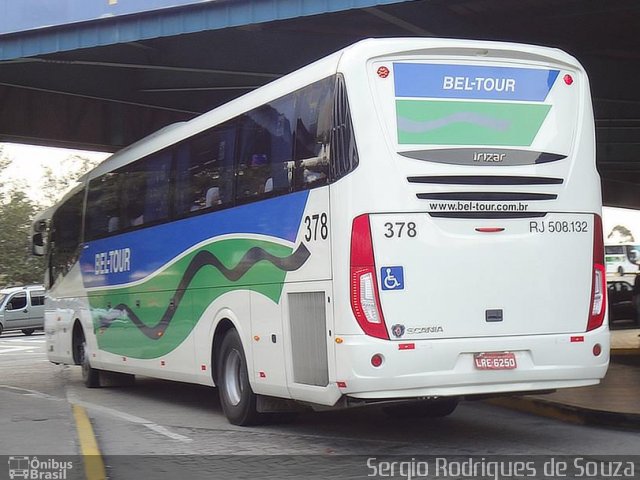 Bel-Tour Transportes e Turismo 378 na cidade de Resende, Rio de Janeiro, Brasil, por Sergio Rodrigues de Souza. Número da foto: #3594280.