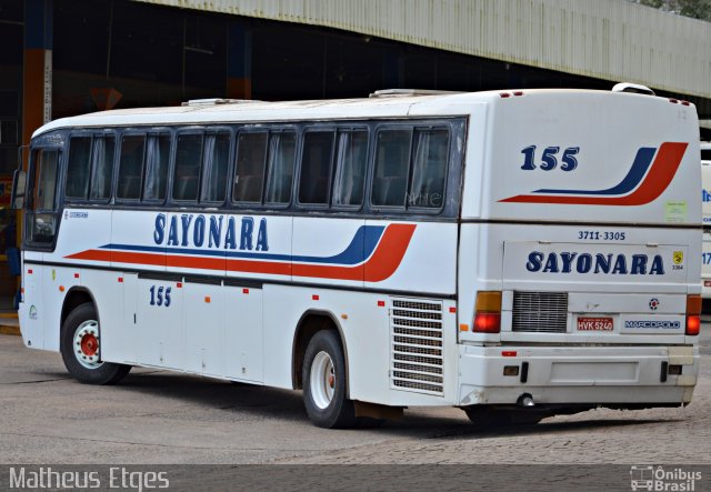 Sayonara - Auto Viação Monte Alverne 155 na cidade de Santa Cruz do Sul, Rio Grande do Sul, Brasil, por Matheus Etges. Número da foto: #3594854.