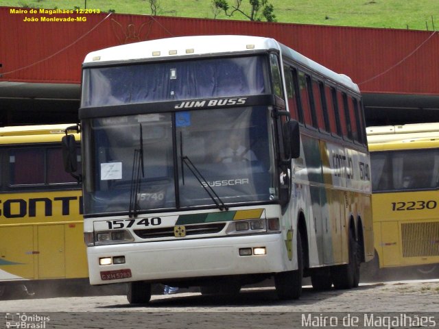 Empresa Gontijo de Transportes 15740 na cidade de João Monlevade, Minas Gerais, Brasil, por Mairo de Magalhães. ID da foto: 3593626.