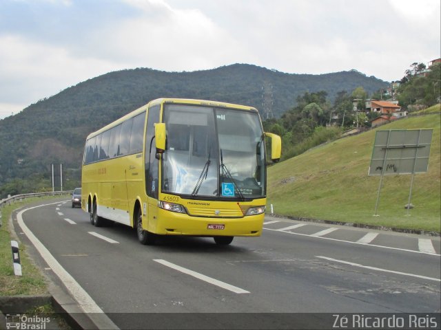 Viação Itapemirim 45603 na cidade de Petrópolis, Rio de Janeiro, Brasil, por Zé Ricardo Reis. ID da foto: 3593443.