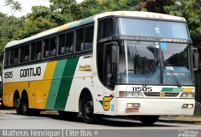 Empresa Gontijo de Transportes 11505 na cidade de São Paulo, São Paulo, Brasil, por Matheus Henrique. ID da foto: 3594747.