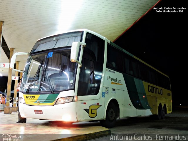 Empresa Gontijo de Transportes 12080 na cidade de João Monlevade, Minas Gerais, Brasil, por Antonio Carlos Fernandes. Número da foto: #3593541.