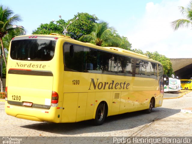 Viação Nordeste 1280 na cidade de Fortaleza, Ceará, Brasil, por Pedro Henrique Bernardo. Número da foto: #3596516.