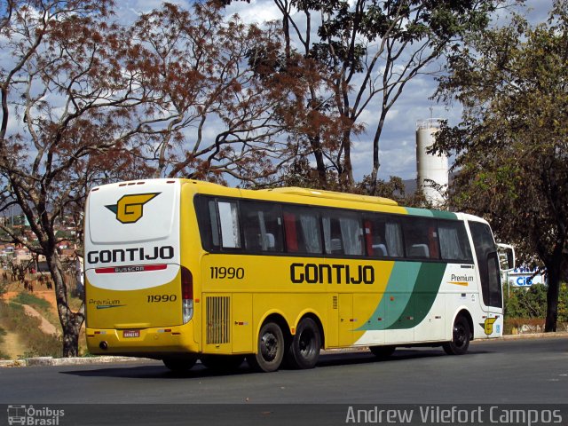 Empresa Gontijo de Transportes 11990 na cidade de Montes Claros, Minas Gerais, Brasil, por Andrew Campos. Número da foto: #3596881.