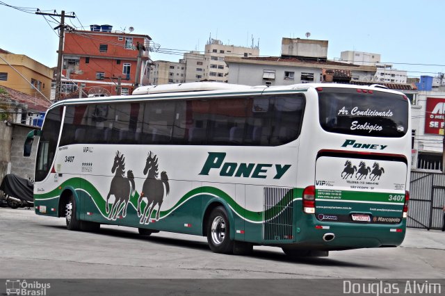 Trans Poney 3407 na cidade de São Vicente, São Paulo, Brasil, por Douglas Alvim. Número da foto: #3596353.