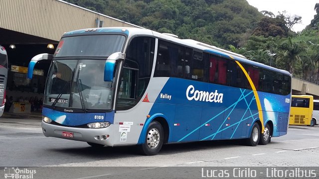 Viação Cometa 8109 na cidade de Santos, São Paulo, Brasil, por Lucas Cirilo. ID da foto: 3596733.