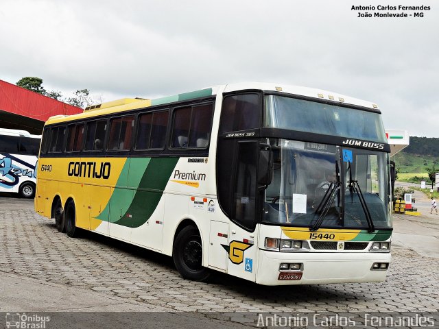 Empresa Gontijo de Transportes 15440 na cidade de João Monlevade, Minas Gerais, Brasil, por Antonio Carlos Fernandes. Número da foto: #3595722.