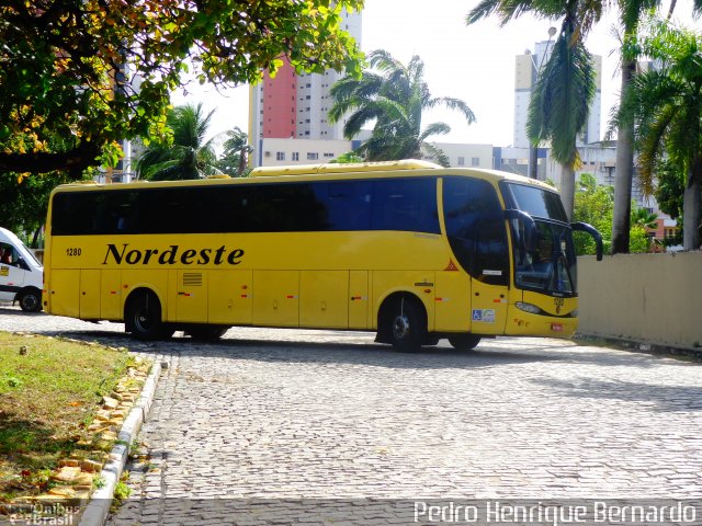 Viação Nordeste 1280 na cidade de Fortaleza, Ceará, Brasil, por Pedro Henrique Bernardo. Número da foto: #3596523.