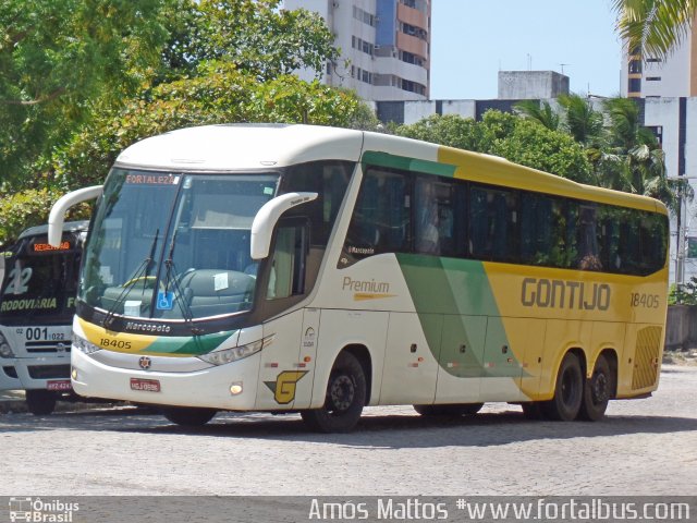 Empresa Gontijo de Transportes 18405 na cidade de Fortaleza, Ceará, Brasil, por Amós  Mattos. ID da foto: 3599215.