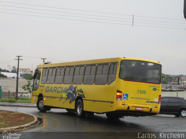 Viação Garcia 7508 na cidade de Londrina, Paraná, Brasil, por Carlos Kircheim. Número da foto: #3597627.