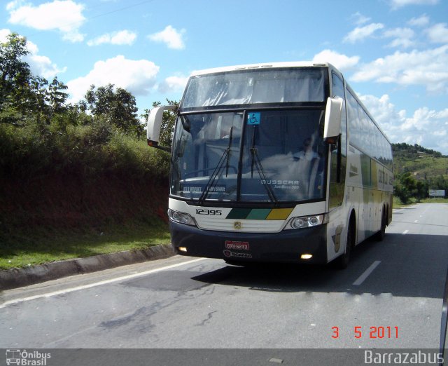 Empresa Gontijo de Transportes 12395 na cidade de Pará de Minas, Minas Gerais, Brasil, por Rodrigo Barraza. ID da foto: 3597659.