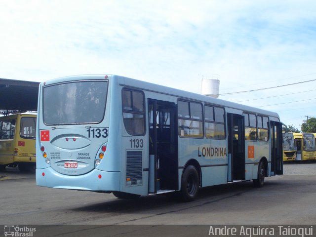 TCGL - Transportes Coletivos Grande Londrina 1133 na cidade de Londrina, Paraná, Brasil, por André Aguirra Taioqui. ID da foto: 3599084.