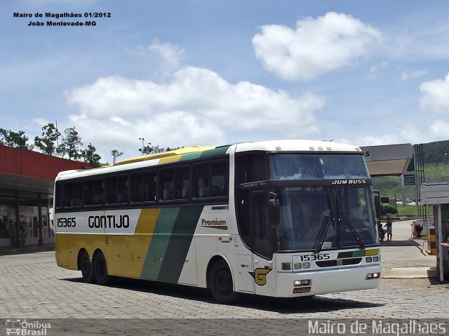 Empresa Gontijo de Transportes 15365 na cidade de João Monlevade, Minas Gerais, Brasil, por Mairo de Magalhães. ID da foto: 3598457.