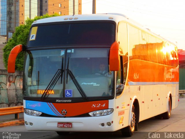 Viação Vale do Tietê 824 na cidade de São Paulo, São Paulo, Brasil, por Caio  Takeda. ID da foto: 3597552.