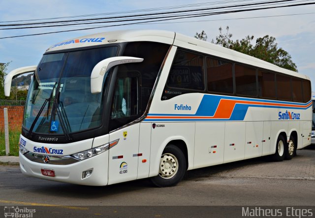VUSC - Viação União Santa Cruz 2730 na cidade de Santa Maria, Rio Grande do Sul, Brasil, por Matheus Etges. Número da foto: #3598698.
