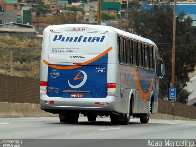 Pontual 690 na cidade de Belo Horizonte, Minas Gerais, Brasil, por Adão Raimundo Marcelino. ID da foto: 3600933.