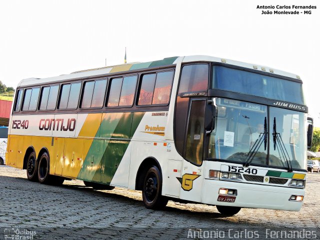 Empresa Gontijo de Transportes 15240 na cidade de João Monlevade, Minas Gerais, Brasil, por Antonio Carlos Fernandes. ID da foto: 3600117.