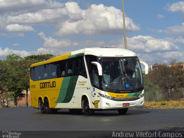 Empresa Gontijo de Transportes 18710 na cidade de Montes Claros, Minas Gerais, Brasil, por Andrew Campos. Número da foto: #3600748.