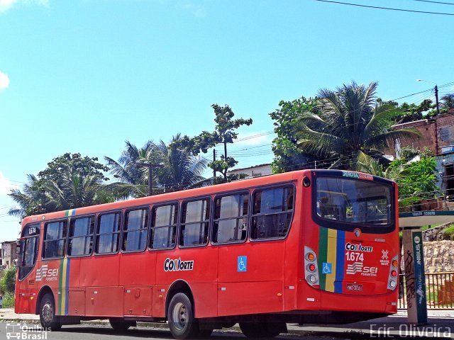 Itamaracá Transportes 1.674 na cidade de Orobó, Pernambuco, Brasil, por Eric Oliveira. Número da foto: #3600076.